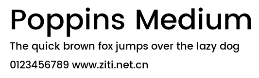 Poppins Medium.ttf字體轉換器圖片