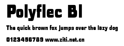 Polyflec Bl.ttf字體轉換器圖片
