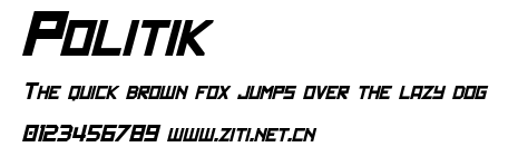 Politik.otf字體轉換器圖片