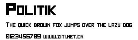 Politik.otf字體轉換器圖片