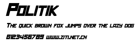 Politik.otf字體轉換器圖片