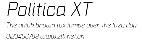 Politica XT.ttf字體轉換器圖片