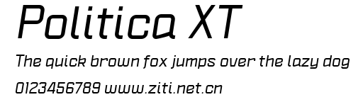 Politica XT.ttf字體轉換器圖片