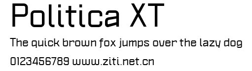 Politica XT.ttf字體轉換器圖片
