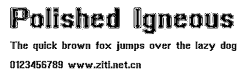 Polished Igneous.ttf字體轉換器圖片