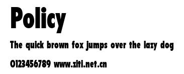 Policy.ttf字體轉換器圖片