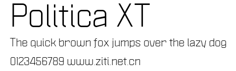 Politica XT.ttf字體轉換器圖片