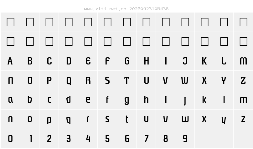 字符映射圖