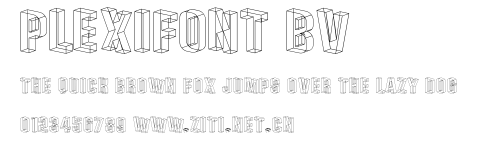 Plexifont BV.ttf字體轉換器圖片