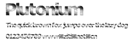 Plutonium.ttf字體轉換器圖片