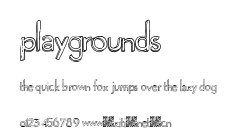 Playgrounds.ttf字體轉換器圖片