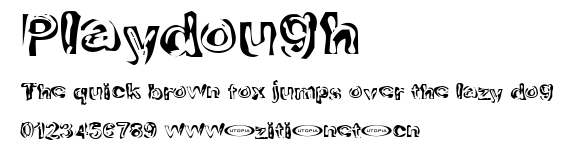 Playdough.ttf字體轉換器圖片