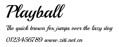 Playball.ttf字體轉換器圖片
