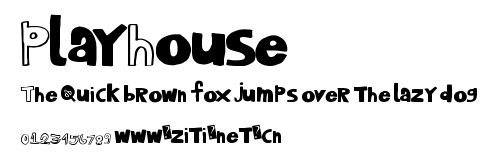 PlayHouse.ttf字體轉換器圖片