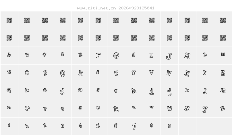 字符映射圖