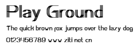 Play Ground.ttf字體轉換器圖片