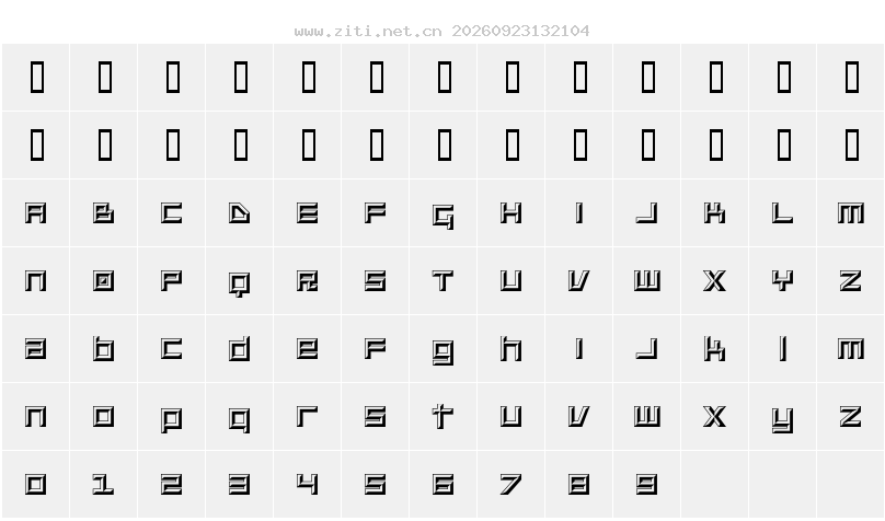字符映射圖