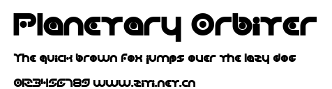Planetary Orbiter.ttf字體轉換器圖片