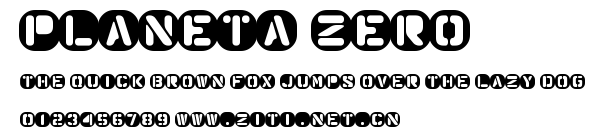 Planeta Zero.ttf字體轉換器圖片