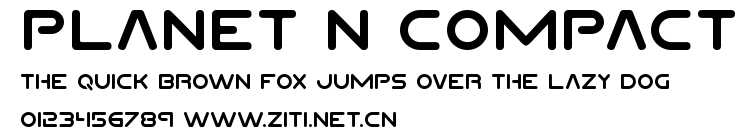 Planet N Compact.ttf字體轉換器圖片