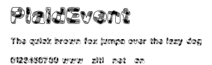 PlaidEvent.ttf字體轉換器圖片