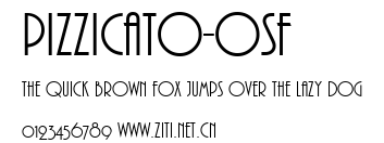 Pizzicato-Osf.ttf字體轉換器圖片