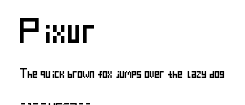 Pixur.ttf字體轉換器圖片