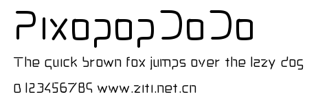PixopopDoDo.ttf字體轉換器圖片