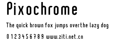 Pixochrome.ttf字體轉換器圖片