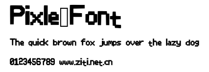 Pixle_Font.ttf字體轉換器圖片