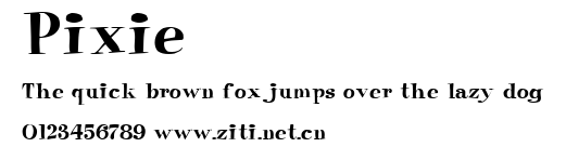 Pixie.ttf字體轉換器圖片