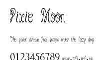 Pixie Moon.ttf字體轉換器圖片