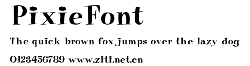 PixieFont.ttf字體轉換器圖片