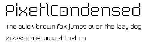 PixetlCondensed.ttf字體轉換器圖片