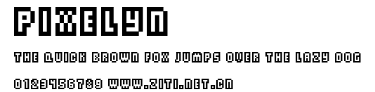 Pixelyn.ttf字體轉換器圖片