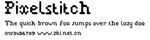 Pixelstitch.ttf字體轉換器圖片