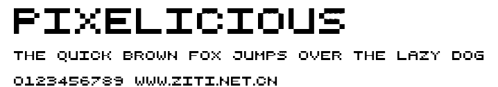 Pixelicious.ttf字體轉換器圖片