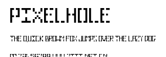 Pixelhole.ttf字體轉換器圖片