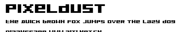 Pixeldust.ttf字體轉換器圖片