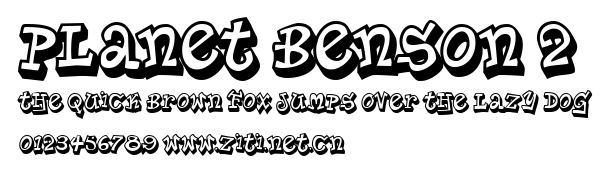 Planet Benson 2.ttf字體轉換器圖片