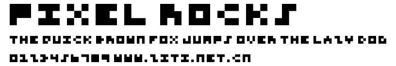 Pixel rocks.ttf