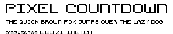Pixel Countdown.otf