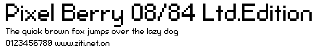 Pixel Berry 08/84 Ltd.Edition.ttf
