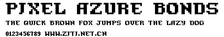 Pixel Azure Bonds.otf
