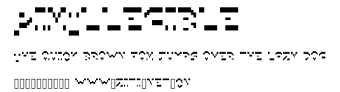 PixIllegible.ttf字體轉換器圖片