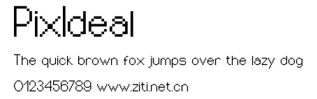PixIdeal.ttf字體轉換器圖片