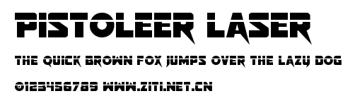 Pistoleer Laser.ttf字體轉換器圖片