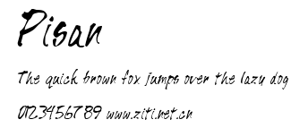 Pisan.ttf字體轉換器圖片