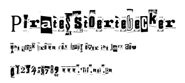 PiratesStoertebecker.ttf字體轉換器圖片