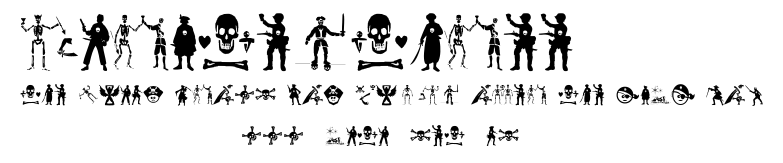 PiratesThree.ttf字體轉換器圖片